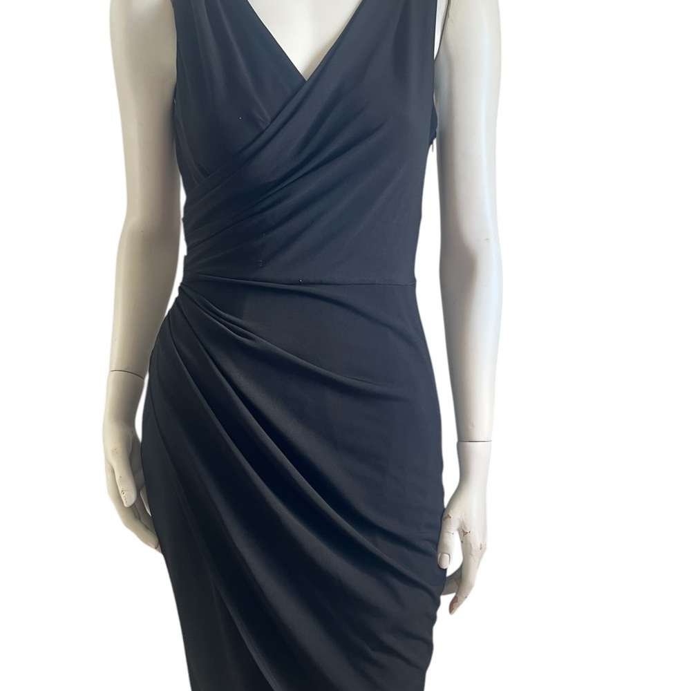White House Black Market Elegant Black Sleeveless Dress Size 0